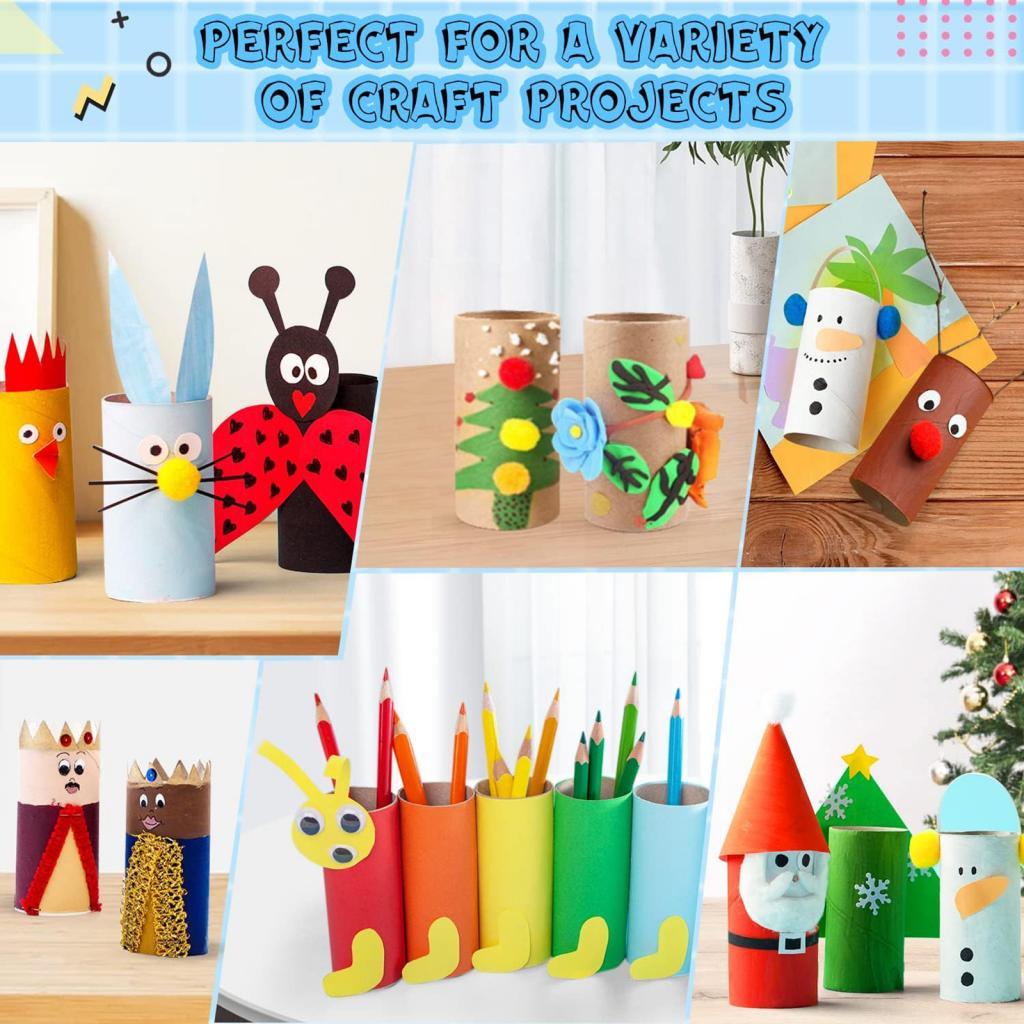 Art Craft Cardboard - Empty Toilet Paper Rolls for Crafts
