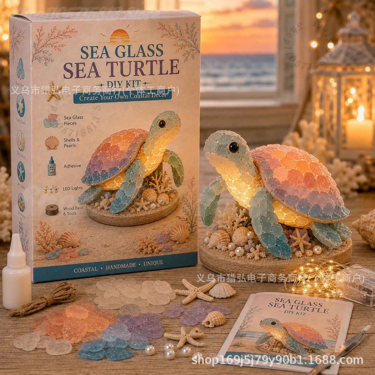 DIY Sea Glass Mermaid Tail Lig - Art Craft Kit review and price