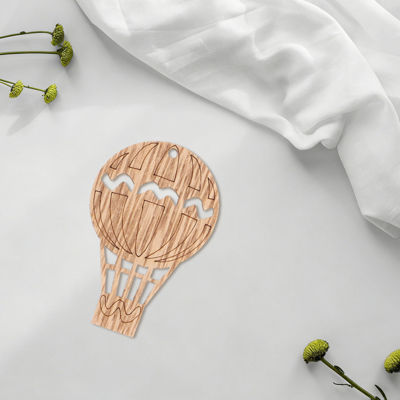 10Pcs Wooden Hot Air Balloon W - Art And Craft For Nursery review and price