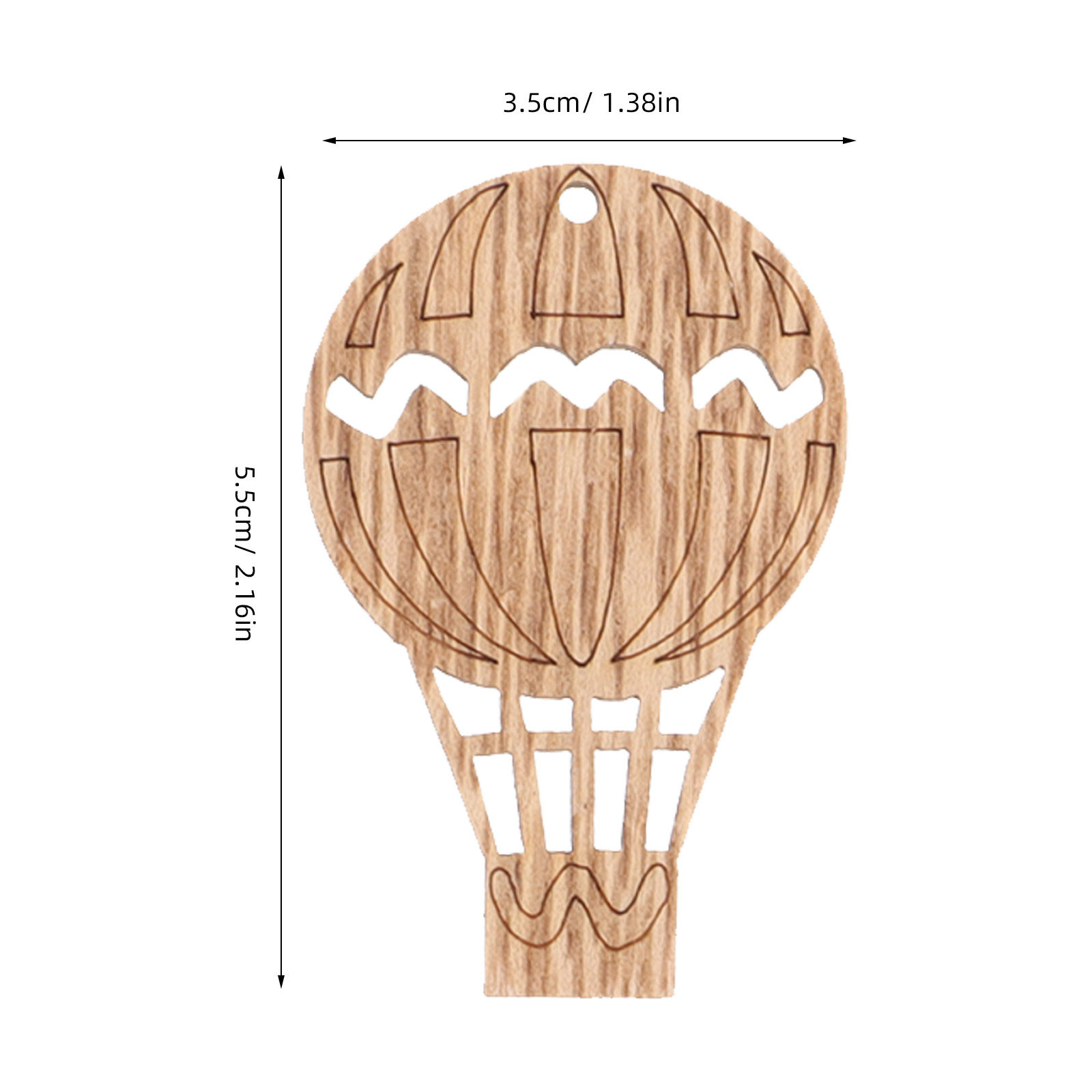 10Pcs Wooden Hot Air Balloon W - Art And Craft For Nursery review and price