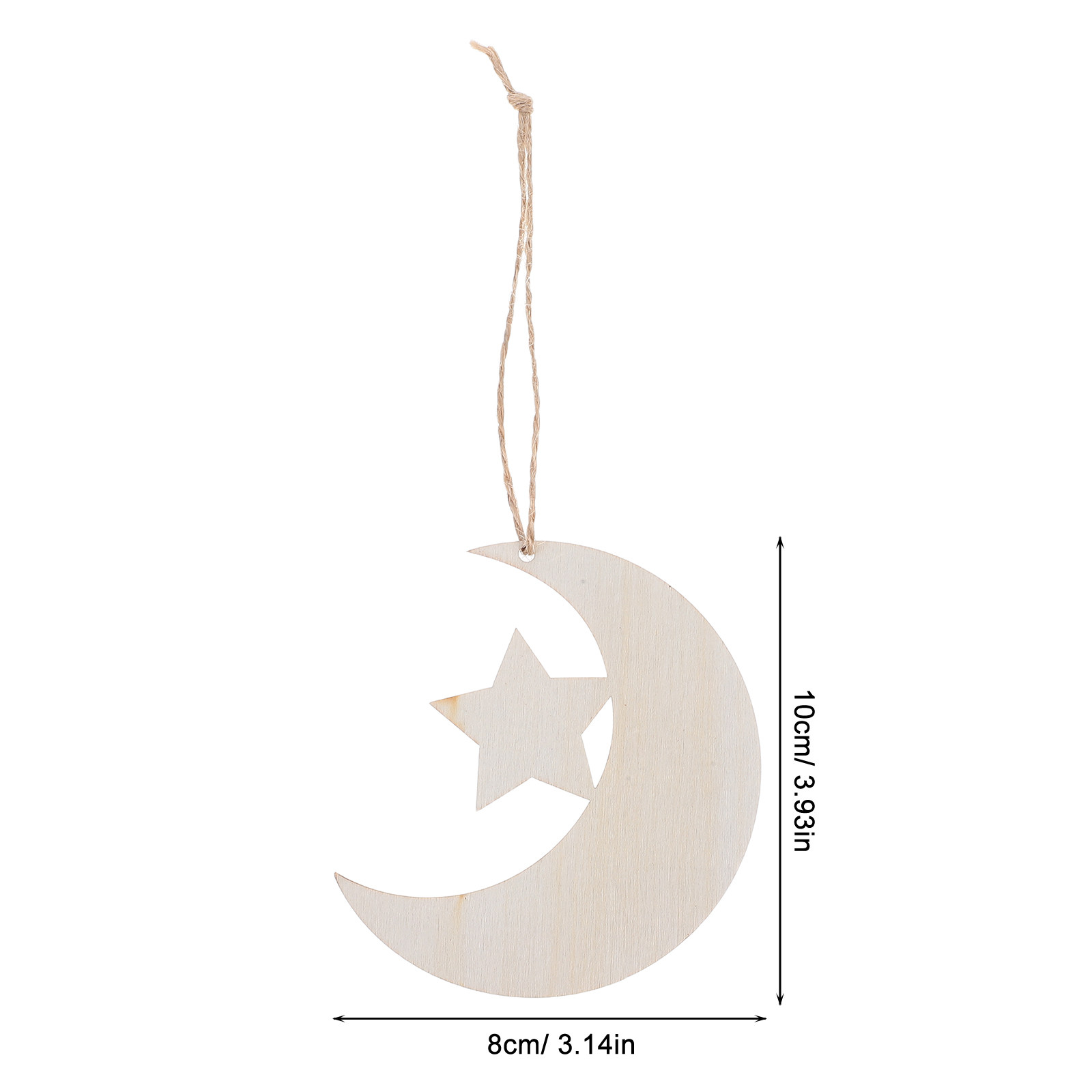 20Pcs Wood Moon Star Cutouts U - Art And Craft For Nursery review and price