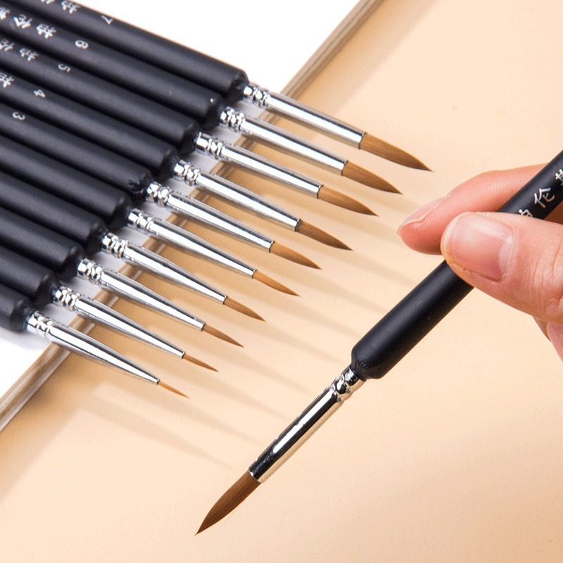 Fine Detail Paint Brush Hook L - Gouache Paint Set review and price