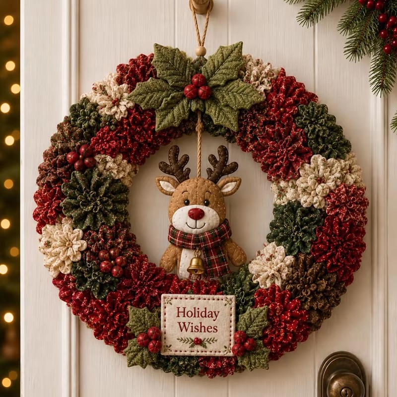 3D Christmas Fabric Poke Art K - Art Craft Kit review and price