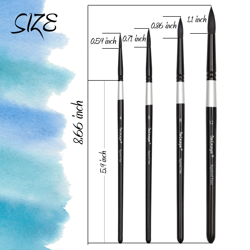 Dainayw Professional 4Pcs Roun - Gouache Paint Set review and price