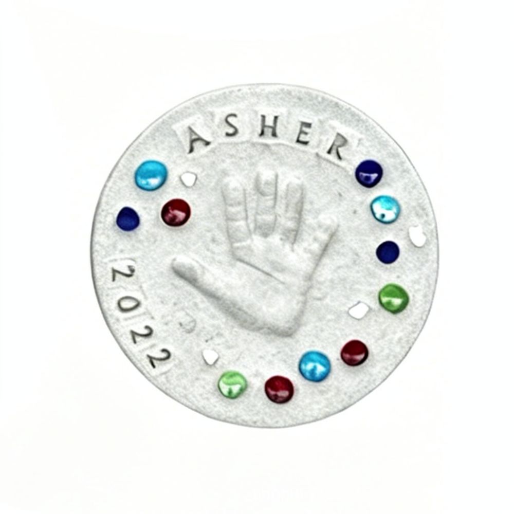 Newborn Keepsake Handprint Foo - Art And Craft For Nursery review and price