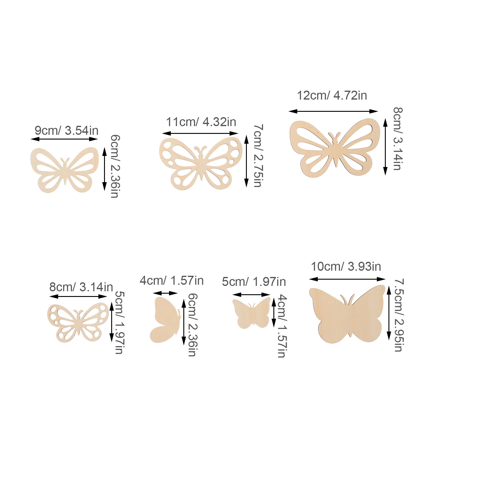 16pcs Unfinished Wood Butterfl - Art And Craft For Nursery review and price