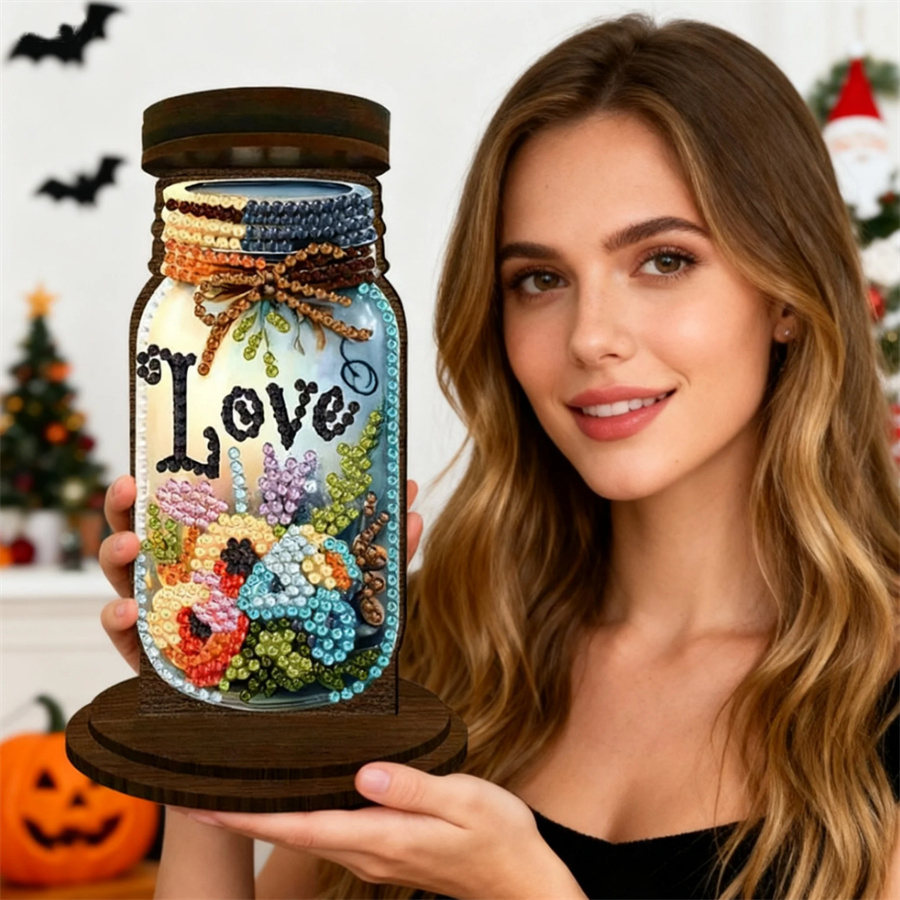 Love candle holder Halloween h - Art Craft Kit review and price