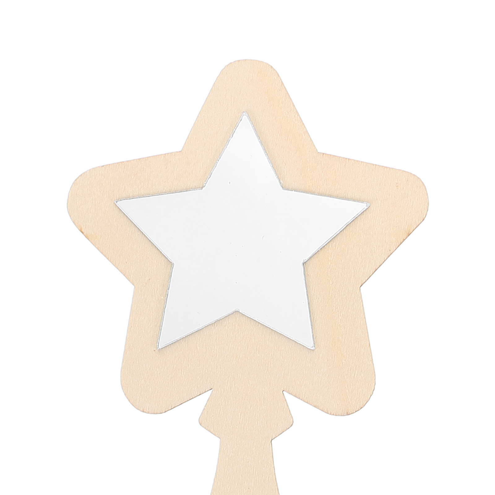10Pcs Wooden Small Mirrors Unp - Art And Craft For Nursery review and price